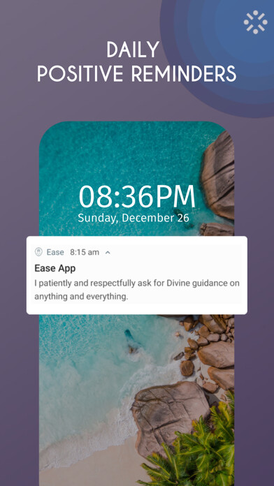 Emulate iPhone app Ease -Mental Health, Self-Care using MyAndroid