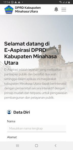 Run android online APK e-ASPIRASI DPRD Minahasa Utara from MyAndroid or emulate e-ASPIRASI DPRD Minahasa Utara using MyAndroid Run android online APK e-ASPIRASI DPRD Minahasa Utara from MyAndroid or emulate e-ASPIRASI DPRD Minahasa Utara using MyAndroid