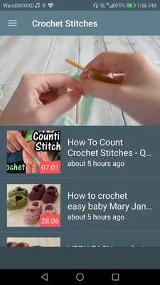 Emulate Android APK Eassy Crochet Stitches Tutorial