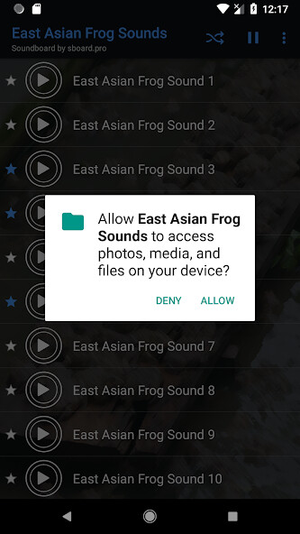 Run android online APK East Asian Frog Sounds ~ Sboard.pro from MyAndroid or emulate East Asian Frog Sounds ~ Sboard.pro using MyAndroid Run android online APK East Asian Frog Sounds ~ Sboard.pro from MyAndroid or emulate East Asian Frog Sounds ~ Sboard.pro using MyAndroid