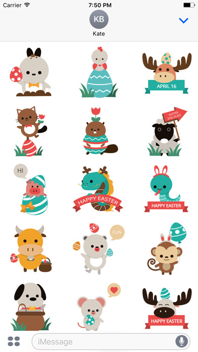 Emulate iPhone app Easter Bunny and Friends using MyAndroid