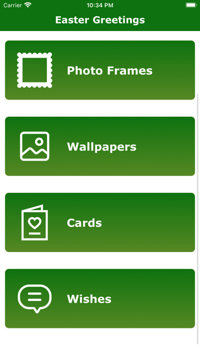 Emulate iPhone app Easter Cards & Greetings using MyAndroid