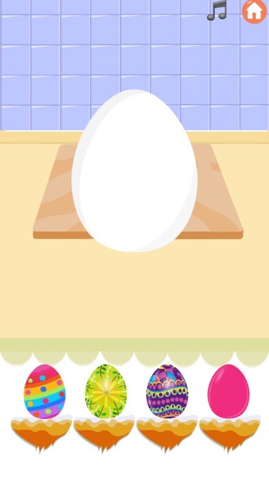 Emulate iPhone app Easter Eggs Coloring FREE using MyAndroid