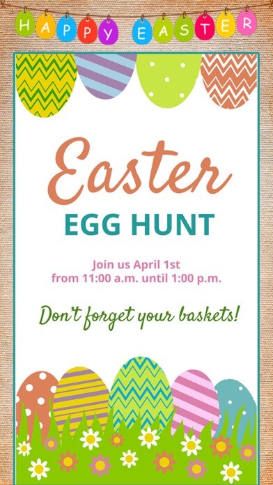 Emulate iPhone app Easter Invitation Card Wishes using MyAndroid Emulate iPhone app Easter Invitation Card Wishes using MyAndroid