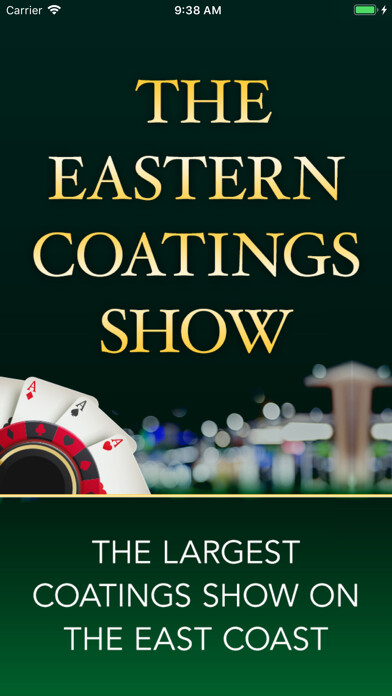 Emulate iPhone app Eastern Coatings Show using MyAndroid