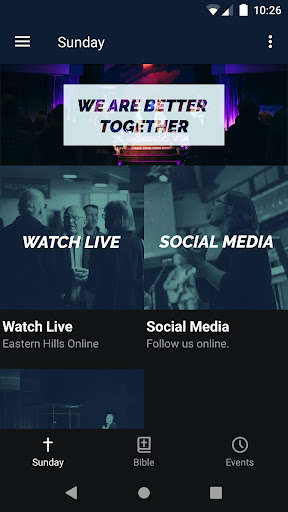 Run android online APK Eastern Hills Bible Church from MyAndroid or emulate Eastern Hills Bible Church using MyAndroid Run android online APK Eastern Hills Bible Church from MyAndroid or emulate Eastern Hills Bible Church using MyAndroid
