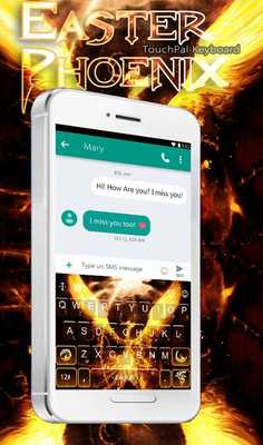 Emulate Android APK Easter Phoenix Keyboard Theme