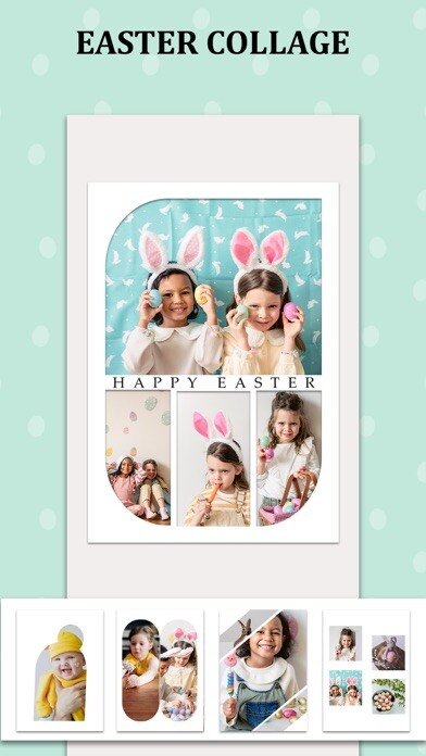 Emulate iPhone app Easter Photo collage Frame Ap using MyAndroid