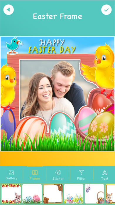 Emulate iPhone app Easter Photo Frame New using MyAndroid Emulate iPhone app Easter Photo Frame New using MyAndroid