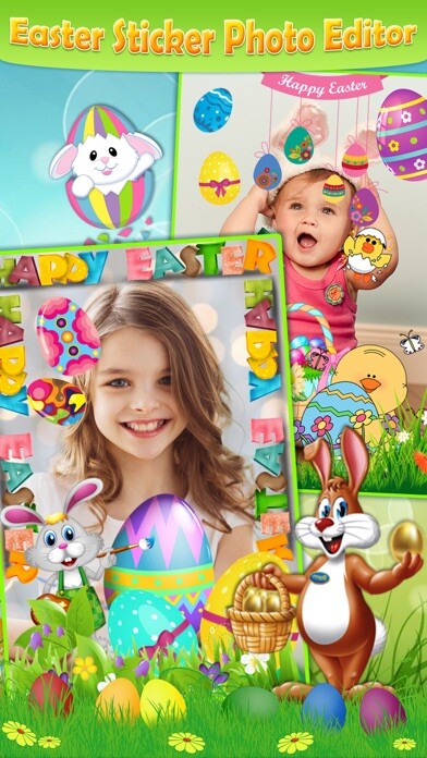 Emulate iPhone app Easter Photo Sticker.s Editor - Bunny, Egg & Warm Greeting for Holiday Picture Card using MyAndroid