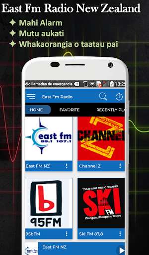 Run android online APK East Fm Radio Live NewZealand from MyAndroid or emulate East Fm Radio Live NewZealand using MyAndroid