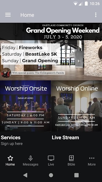 Run android online APK EastLake Community Church VA from MyAndroid or emulate EastLake Community Church VA using MyAndroid Run android online APK EastLake Community Church VA from MyAndroid or emulate EastLake Community Church VA using MyAndroid