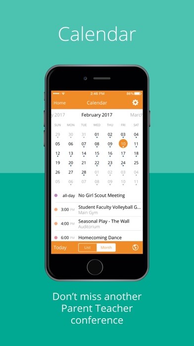 Emulate iPhone app East Ramapo CSD using MyAndroid