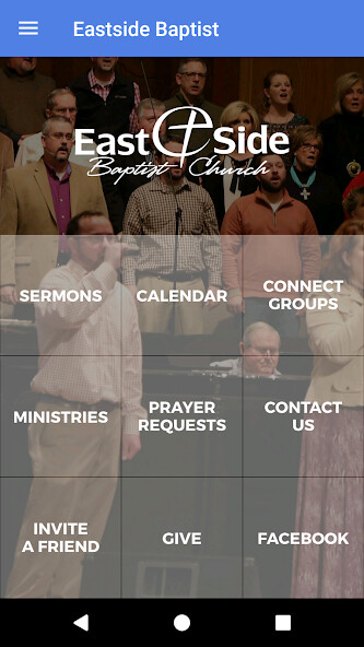 Run android online APK Eastside Baptist Church from MyAndroid or emulate Eastside Baptist Church using MyAndroid