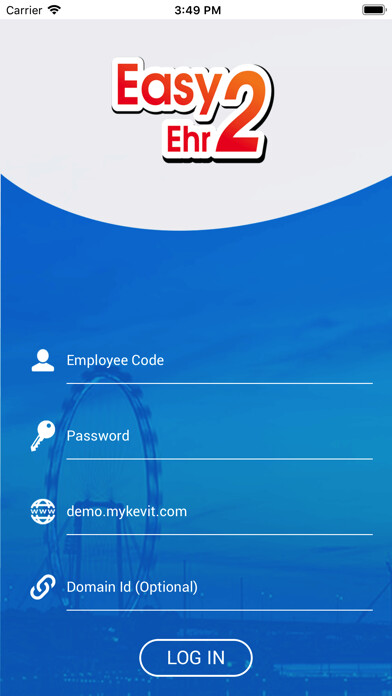 Emulate iPhone app Easy2Ehr using MyAndroid
