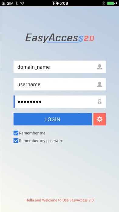 Emulate iPhone app EasyAccess 2.0 using MyAndroid Emulate iPhone app EasyAccess 2.0 using MyAndroid