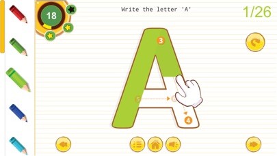 Emulate iPhone app Easy Alphabet Tracing using MyAndroid Emulate iPhone app Easy Alphabet Tracing using MyAndroid