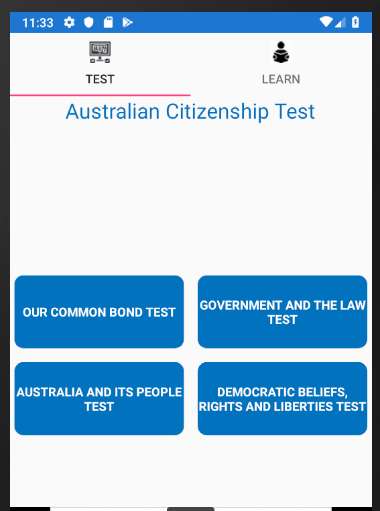 Run android online APK Easy Australia Citizenship Test 2020 from MyAndroid or emulate Easy Australia Citizenship Test 2020 using MyAndroid