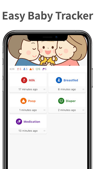 Emulate Android APK Easy Baby Tracker
