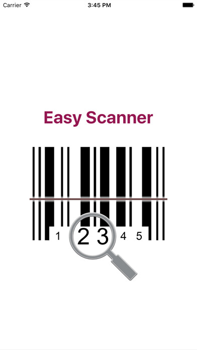 Emulate iPhone app Easy Barcode Scanner using MyAndroid