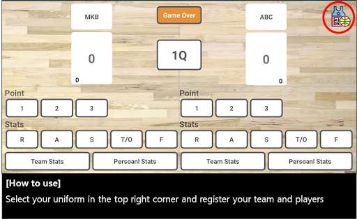 Run android online APK Easy Basketball Stats(free) from MyAndroid or emulate Easy Basketball Stats(free) using MyAndroid