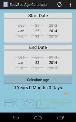 Emulate Android APK Easybee Age Calculator Emulate Android APK Easybee Age Calculator