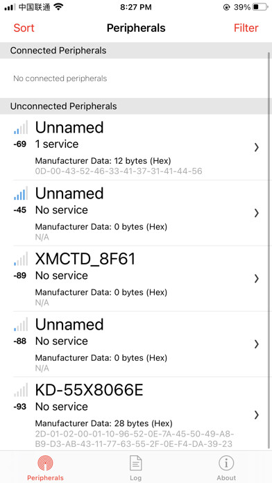 Emulate iPhone app Easy BLE using MyAndroid Emulate iPhone app Easy BLE using MyAndroid