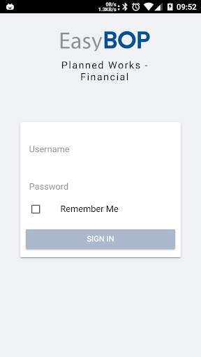 Run android online APK EasyBOP Planned Works - Financial from MyAndroid or emulate EasyBOP Planned Works - Financial using MyAndroid