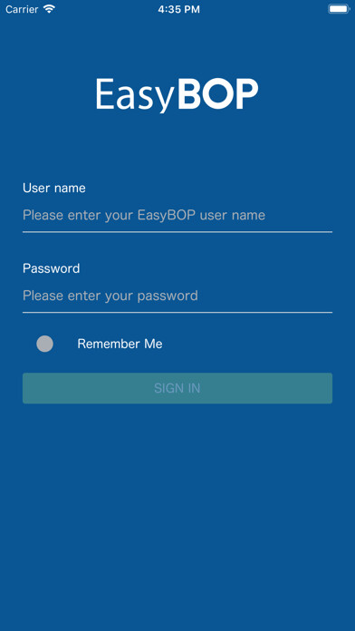 Emulate iPhone app EasyBOP SmartForms using MyAndroid Emulate iPhone app EasyBOP SmartForms using MyAndroid