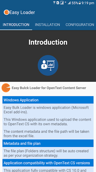 Emulate Android APK Easy Bulk Loader for OT Content Server Emulate Android APK Easy Bulk Loader for OT Content Server