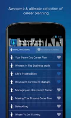 Emulate Android APK Easy Career Planning