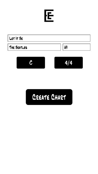 Emulate iPhone app Easy Chart - Music Chart Maker using MyAndroid