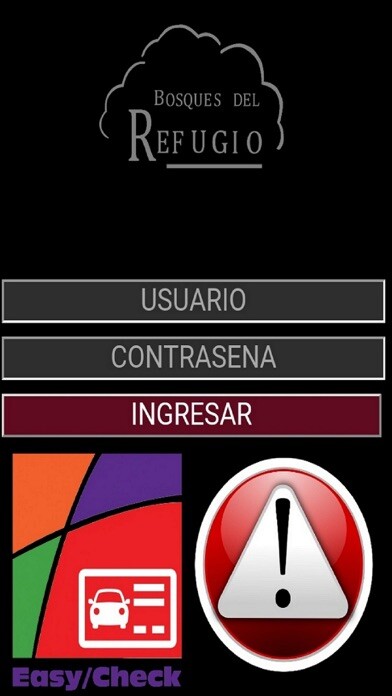 Emulate iPhone app EASY/CHECK Bosques del refugio using MyAndroid