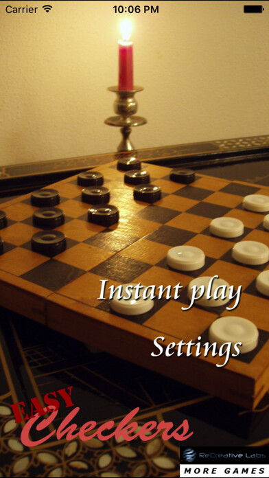 Emulate iPhone app Easy Checkers using MyAndroid