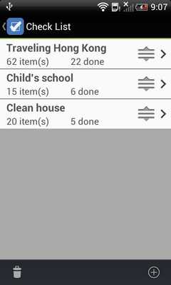 Emulate Android APK Easy Check list - Todo list