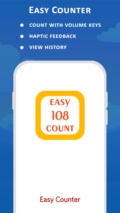 Emulate iPhone app Easy Counter - Mantra Chanting using MyAndroid