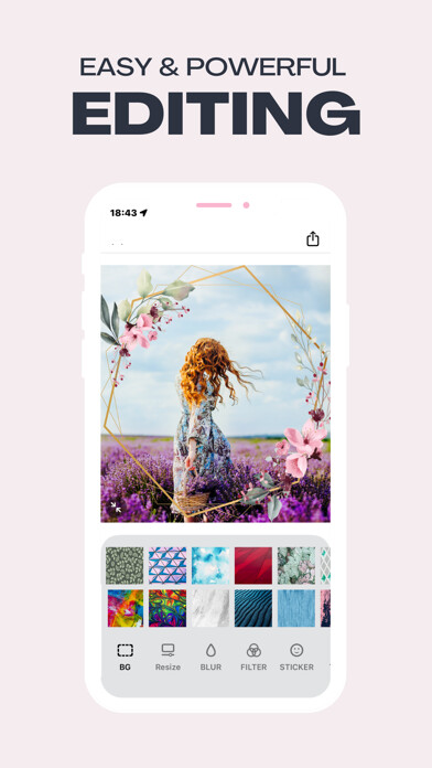 Emulate iPhone app Easy Crop - Photo Editor using MyAndroid