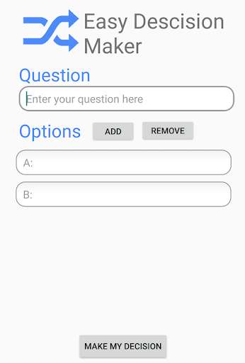 Run android online APK Easy Decision Maker from MyAndroid or emulate Easy Decision Maker using MyAndroid