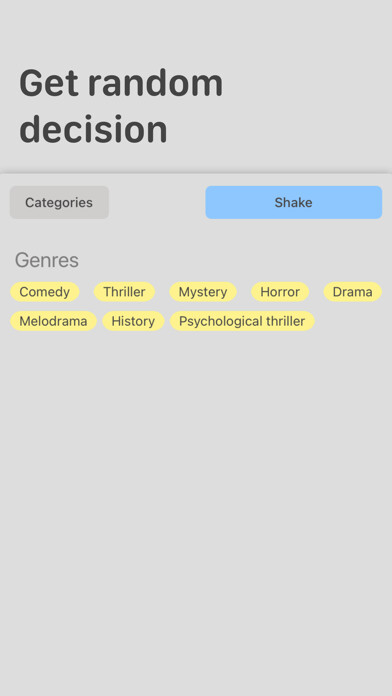 Emulate iPhone app Easy decisions using MyAndroid