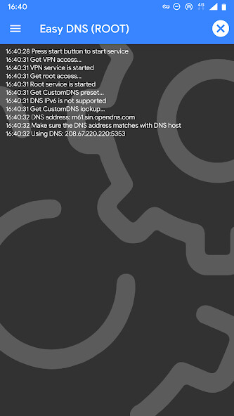 Run android online APK Easy DNS (NO/ROOT) from MyAndroid or emulate Easy DNS (NO/ROOT) using MyAndroid