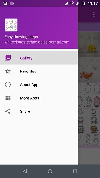 Run android online APK Easy Drawing steps Gallery from MyAndroid or emulate Easy Drawing steps Gallery using MyAndroid