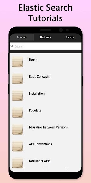 Run android online APK Easy Elastic Search Tutorial from MyAndroid or emulate Easy Elastic Search Tutorial using MyAndroid
