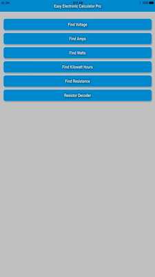 Emulate Android APK Easy Electrical Calculator