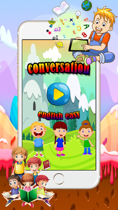 Emulate iPhone app easy english learn american conversation for kids using MyAndroid Emulate iPhone app easy english learn american conversation for kids using MyAndroid