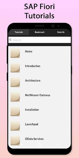 Run android online APK Easy Fiori Tutorial from MyAndroid or emulate Easy Fiori Tutorial using MyAndroid