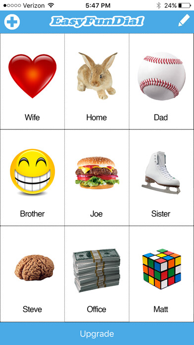 Emulate iPhone app Easy Fun Dial Lite using MyAndroid Emulate iPhone app Easy Fun Dial Lite using MyAndroid