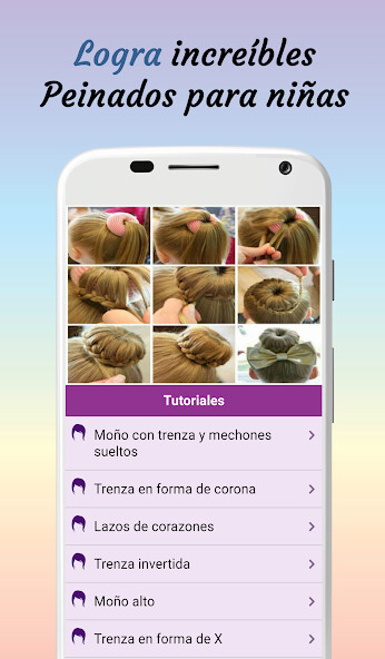 Run android online APK Easy fun hairstyles for girls from MyAndroid or emulate Easy fun hairstyles for girls using MyAndroid