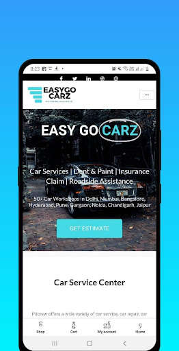 Run android online APK Easy Go Carz - Book your car service at your door from MyAndroid or emulate Easy Go Carz - Book your car service at your door using MyAndroid Run android online APK Easy Go Carz - Book your car service at your door from MyAndroid or emulate Easy Go Carz - Book your car service at your door using MyAndroid