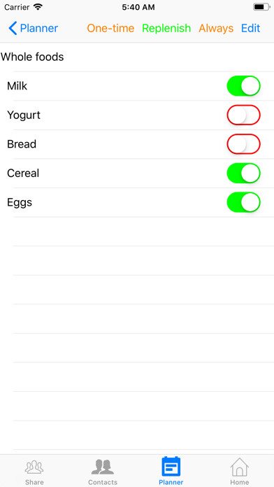 Emulate iPhone app EasyGrocList using MyAndroid Emulate iPhone app EasyGrocList using MyAndroid