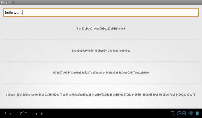 Emulate Android APK Easy Hash